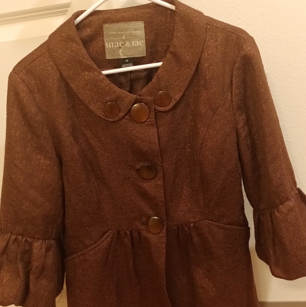Adable puff sleeve dress jacket